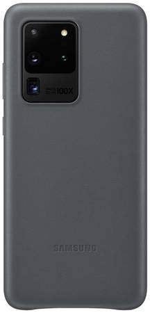 Чехол Samsung Leather Cover для Galaxy S20 Ultra, Grey