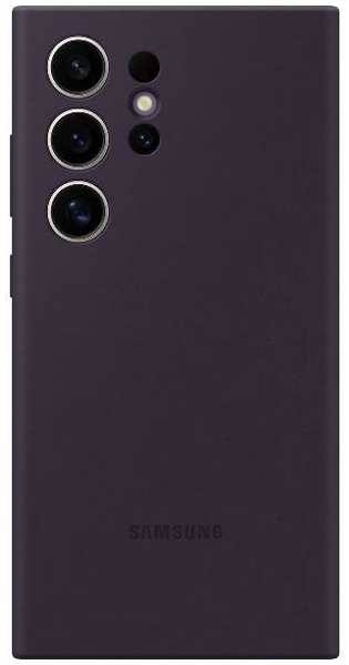 Чехол-накладка Samsung Silicone Case S24 Ultra Dark