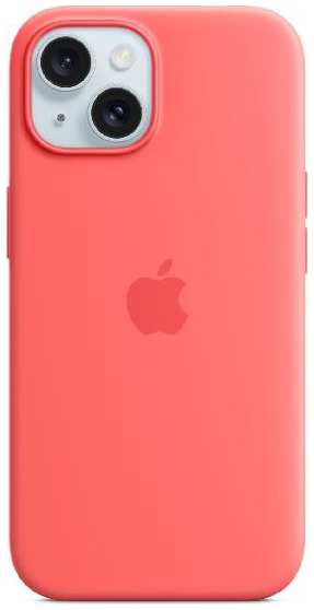 Чехол Apple iPhone 15 Silicone Case MagSafe Guava