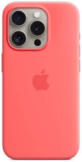 Чехол Apple iPhone 15 Pro Silicone Case MagSafe Guava 3714890821