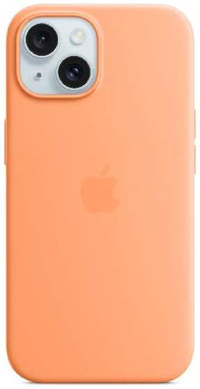 Чехол Apple iPhone 15 Silicone Case MagSafe Sorbet