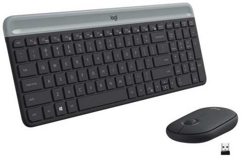Комплект клавиатура+мышь Logitech MK470 Slim Combo (русская раскладка)