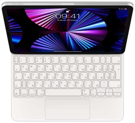 Клавиатура Apple Magic Keyboard для iPad Pro 11 (3rd)/Air (4th) White / Русскоязычная раскладка 3714892854