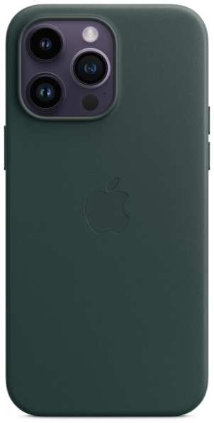 Чехол Apple iPhone 14 Pro Max Leather MagSafe Forest