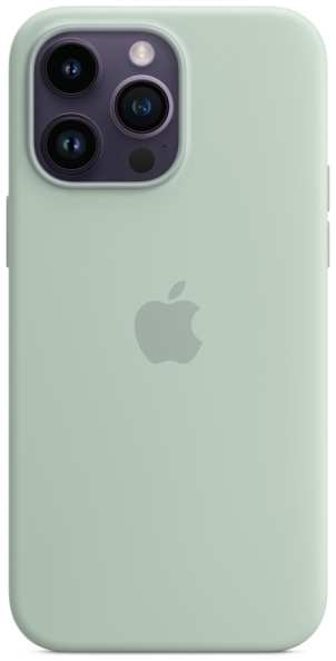 Чехол Apple iPhone 14 Pro Max Silicone MagSafe Succulent