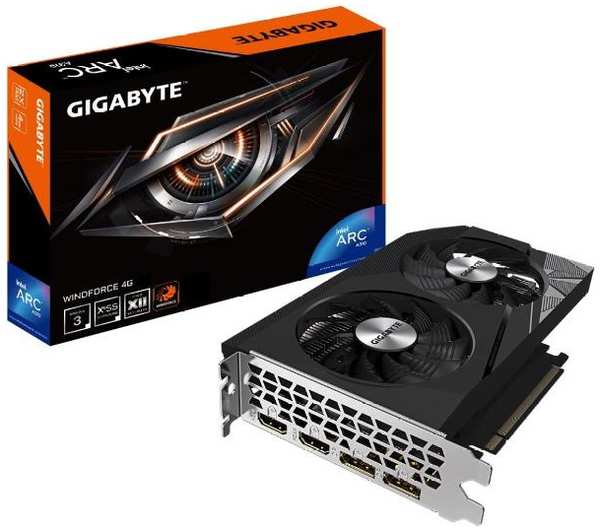 Видеокарта GIGABYTE Arc A310 4GB GV-IA310WF2-4GD 37244248265