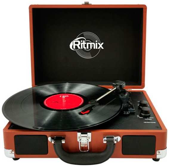 Проигрыватель виниловых дисков Ritmix LP-160B Brown 37244406591