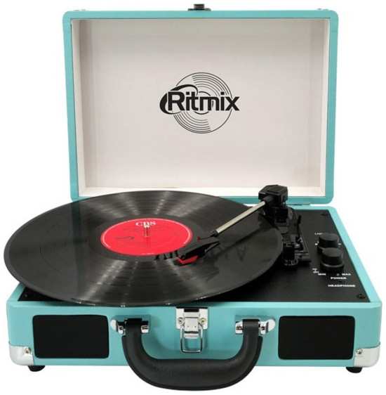 Проигрыватель виниловых дисков Ritmix LP-160B Blue 37244406595