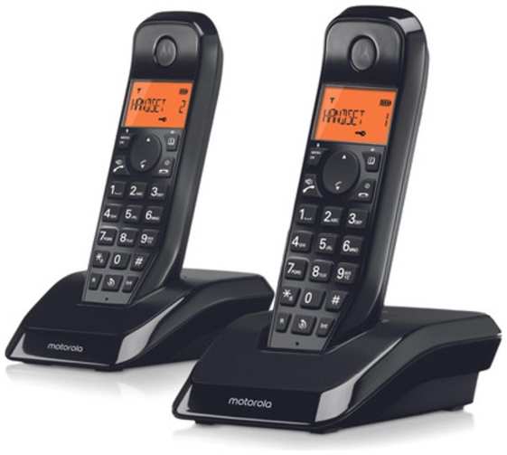 Телефон dect Motorola S1202 Black 37244409991