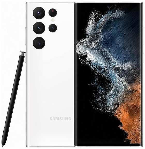 Смартфон Samsung Galaxy S22 Ultra (SM-S908E) 12/256Gb White 37244426812