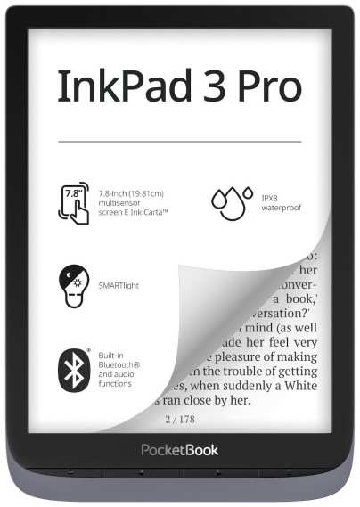 Электронная книга PocketBook 740 Pro InkPad 3 Pro Metallic Grey (серый металлик) 37244429713