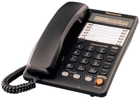 Телефон проводной Panasonic KX-TS2365 RU-B 37244440616