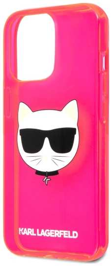 Чехол Karl Lagerfeld Choupette Hard для Apple iPhone 13Pro розовый 37244443023