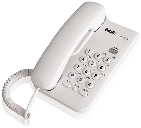 Телефон dect BBK BKT-74 White 37244477171