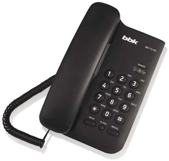 Телефон dect BBK BKT-74 Black 37244477173