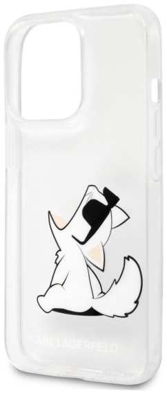 Чехол Karl Lagerfeld на iPhone 14 Pro PC/TPU Choupette Transparent 37244490187