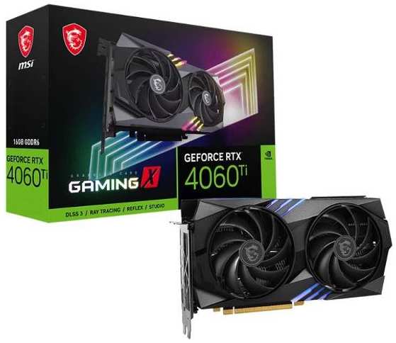 Видеокарта MSI NVIDIA GeForce RTX 4060 Ti GAMING 16GB 37244600427