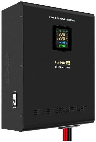 Источник бесперебойного питания ExeGate FineSine SX-7000.LCD.AVR.2SH.T