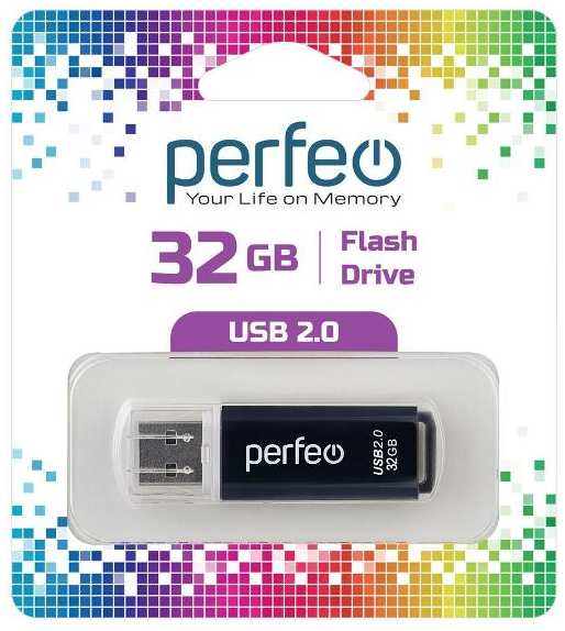 Флэш диск USB Perfeo C13 32GB PF-C13B032