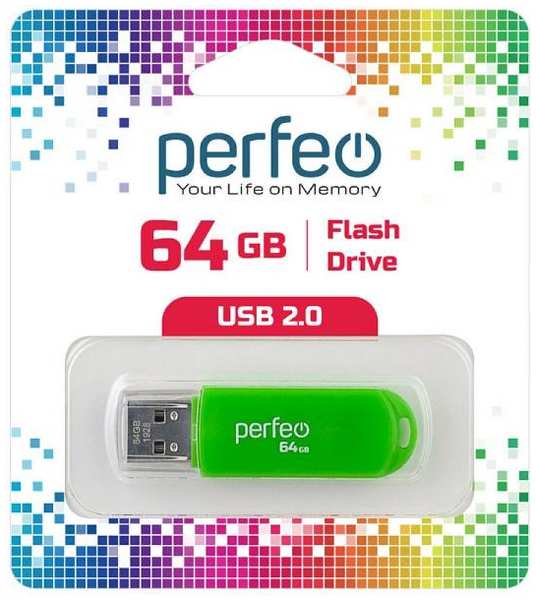 Флэш диск USB Perfeo C03 64GB PF-C03G064