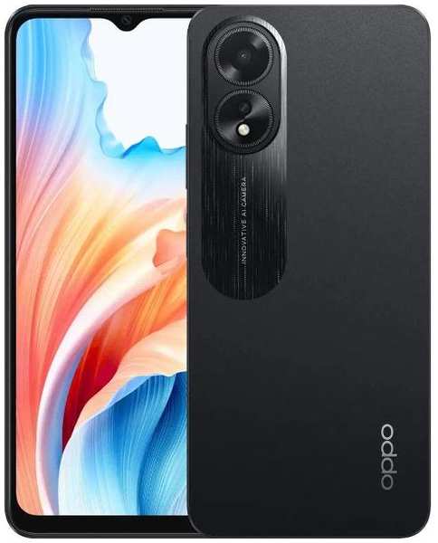 Смартфон OPPO A18 4/128GB Черный 37244622391