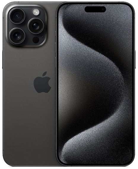 Смартфон Apple iPhone 15 Pro Max 256GB nanoSim/eSim Black Titanium 37244626982