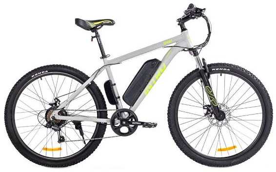 Электрический велосипед Intro Sport Gray/Green 37244628269