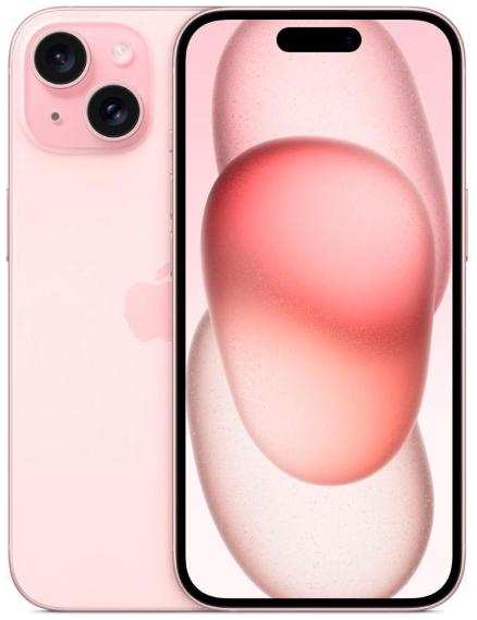 Смартфон Apple iPhone 15 128GB Dual Sim Pink 37244641010