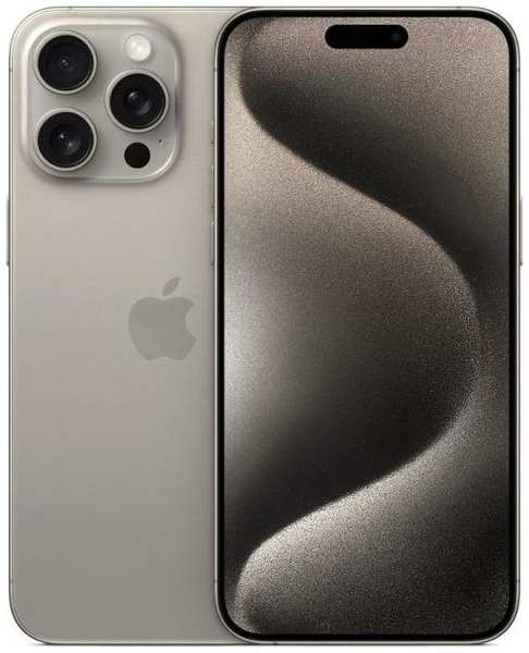 Смартфон Apple iPhone 15 Pro Max 256GB Dual Sim Natural Titanium 37244641756