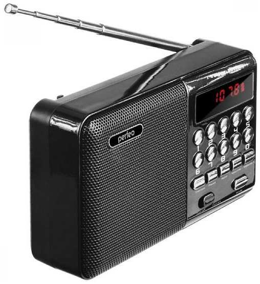 Радиоприемник Perfeo Palm Black 37244649308