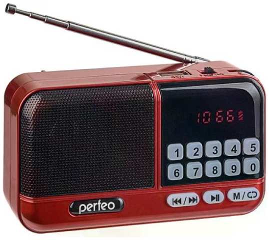 Радиоприемник Perfeo Aspen Red 37244649383