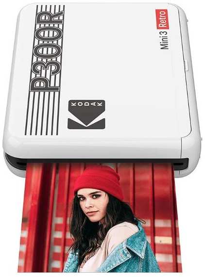 Компактный фотопринтер Kodak P300R (Mini 3 Retro Printer) белый 37244656111