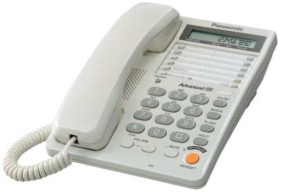 Телефон проводной Panasonic KX-TS2365RUW 37244661568