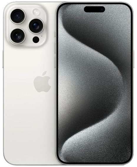 Смартфон Apple iPhone 15 Pro Max 1TB nanoSim/eSim White Titanium 37244664900