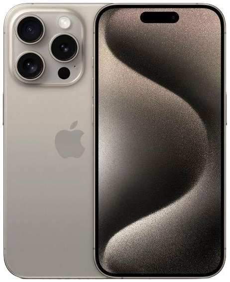 Смартфон Apple iPhone 15 Pro 256GB nanoSim/eSim Natural Titanium 37244664956