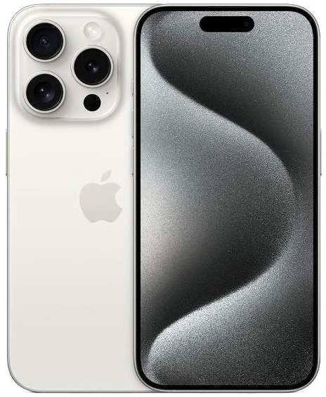 Смартфон Apple iPhone 15 Pro 1TB nanoSim/eSim White Titanium 37244664996
