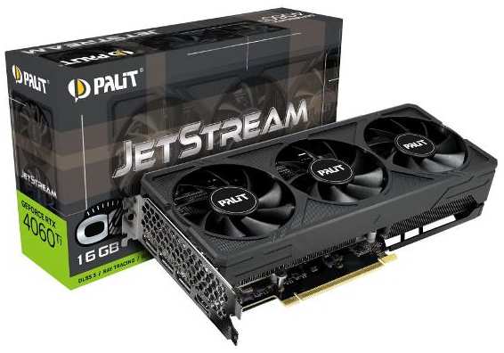 Видеокарта Palit NVIDIA GeForce RTX 4060 Ti JetStream 16GB (NE6406T019T1-1061J) 37244673165