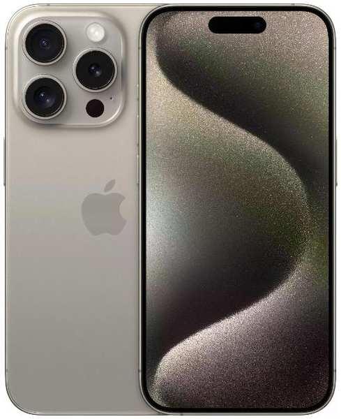 Смартфон Apple iPhone 15 Pro 256GB Natural Titanium (nanoSim/eSi 37244675788