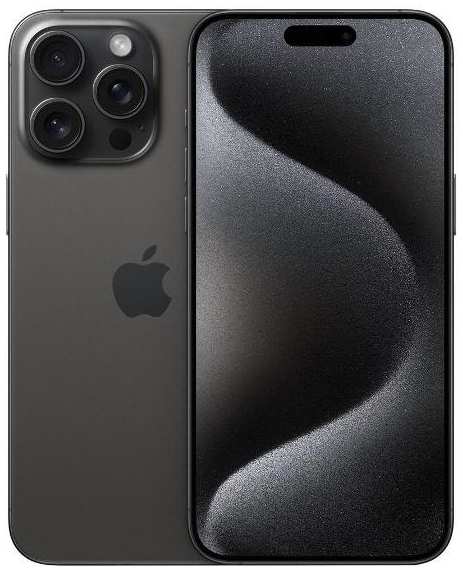 Смартфон Apple iPhone 15 Pro Max 256GB nanoSim/eSim Black Titanium 37244683475