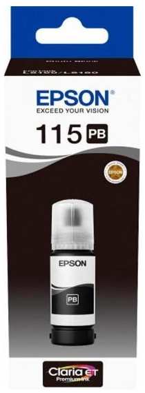Чернила для струйного принтера Epson 115 (C13T07D14A), черные