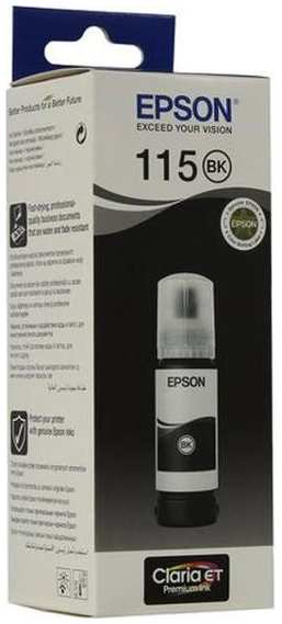 Чернила для струйного принтера Epson 115 (C13T07C14A), черные