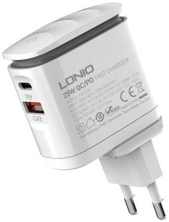Сетевое зарядное устройство USB LDNIO A2423C + Кабель Type-C 37244697317