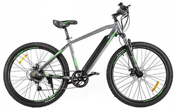 Электрический велосипед Eltreco XT 600 Pro Gray/Green 37244697751