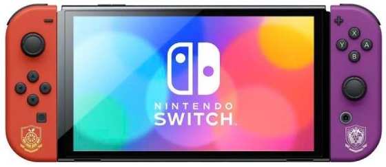 Игровая консоль Nintendo Switch Nintendo Switch OLED 64GB Pokemon Skarlet and Violet Editi 37244703410