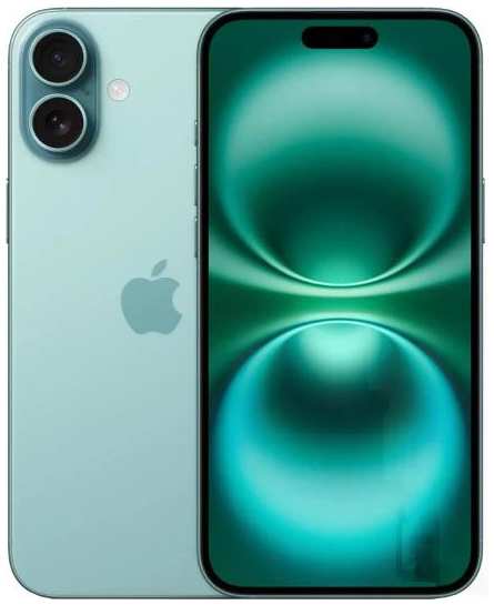 Смартфон Apple iPhone 16 128GB nanoSim/eSim Teal 37244703567