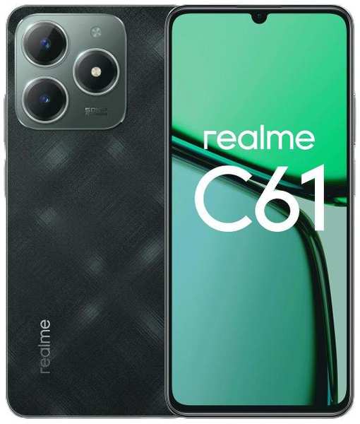 Смартфон realme C61 6/128GB зеленый 37244703629