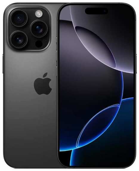 Смартфон Apple iPhone 16 Pro 256GB nanoSim/eSim Black Titanium 37244703737