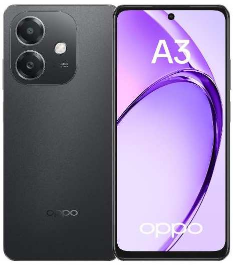 Смартфон OPPO A3 6/256GB Мерцающий черный 37244706803