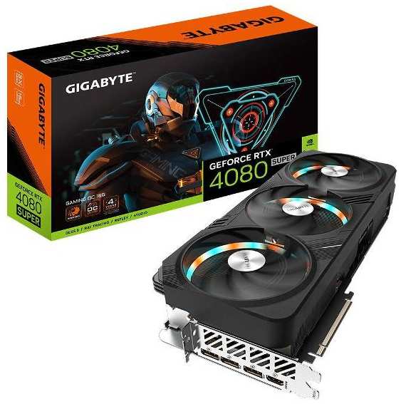 Видеокарта GIGABYTE GeForce RTX 4080 SUPER GAMING OC 16G 37244706810