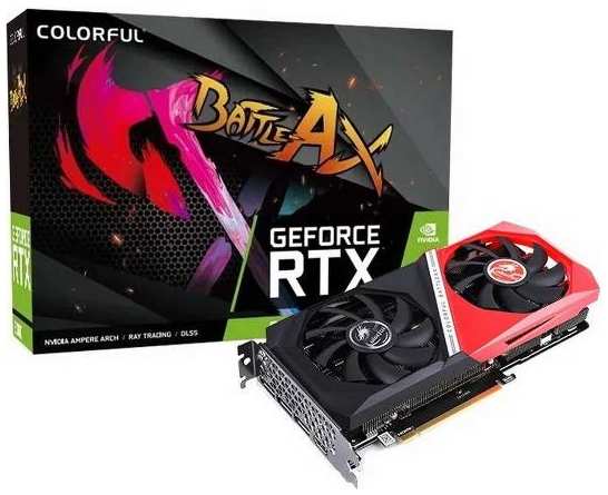 Видеокарта Colorful RTX3060 NB DUO 8GB-V 8GB GDDR6 128bit 3xDP+HDMI 37244707079